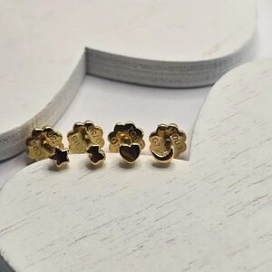 Tous Gold and Black Earrings Set